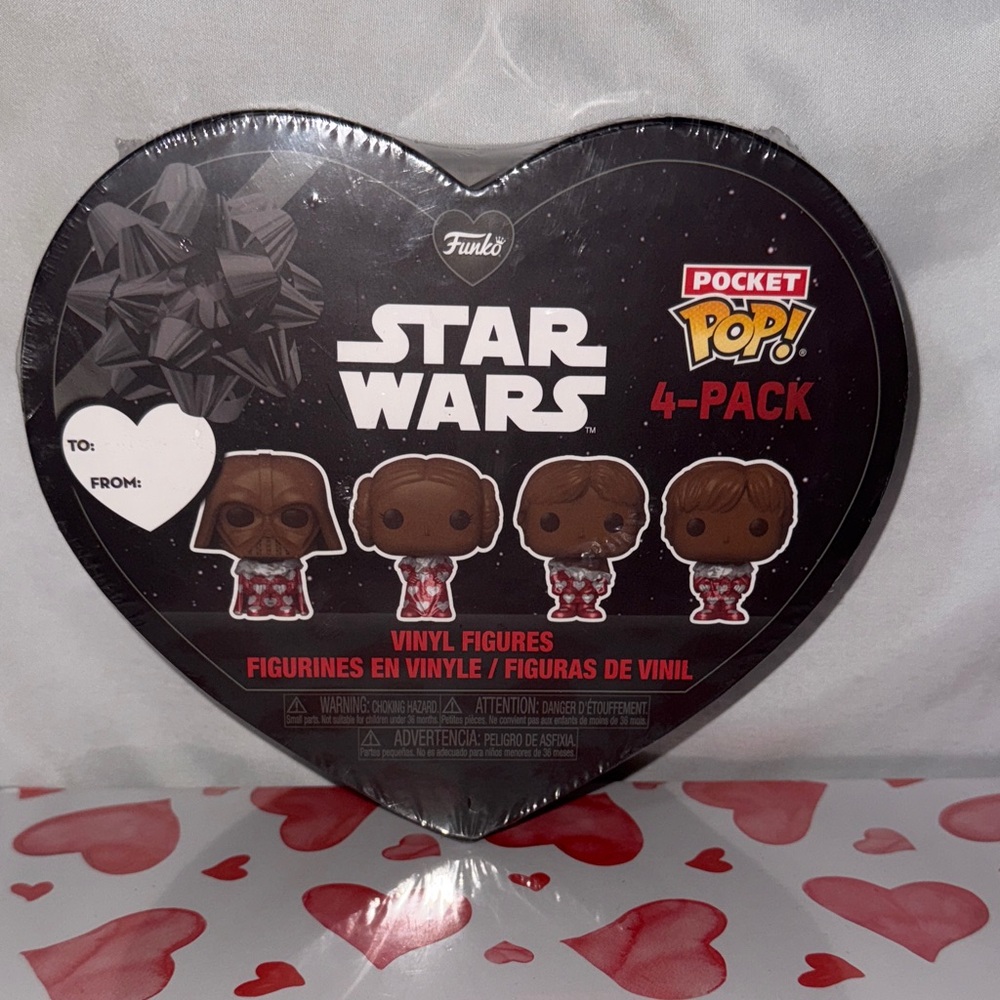 Funko Star Wars Pocket Pop! 4-Pack Vinyl Figures Valentines Day